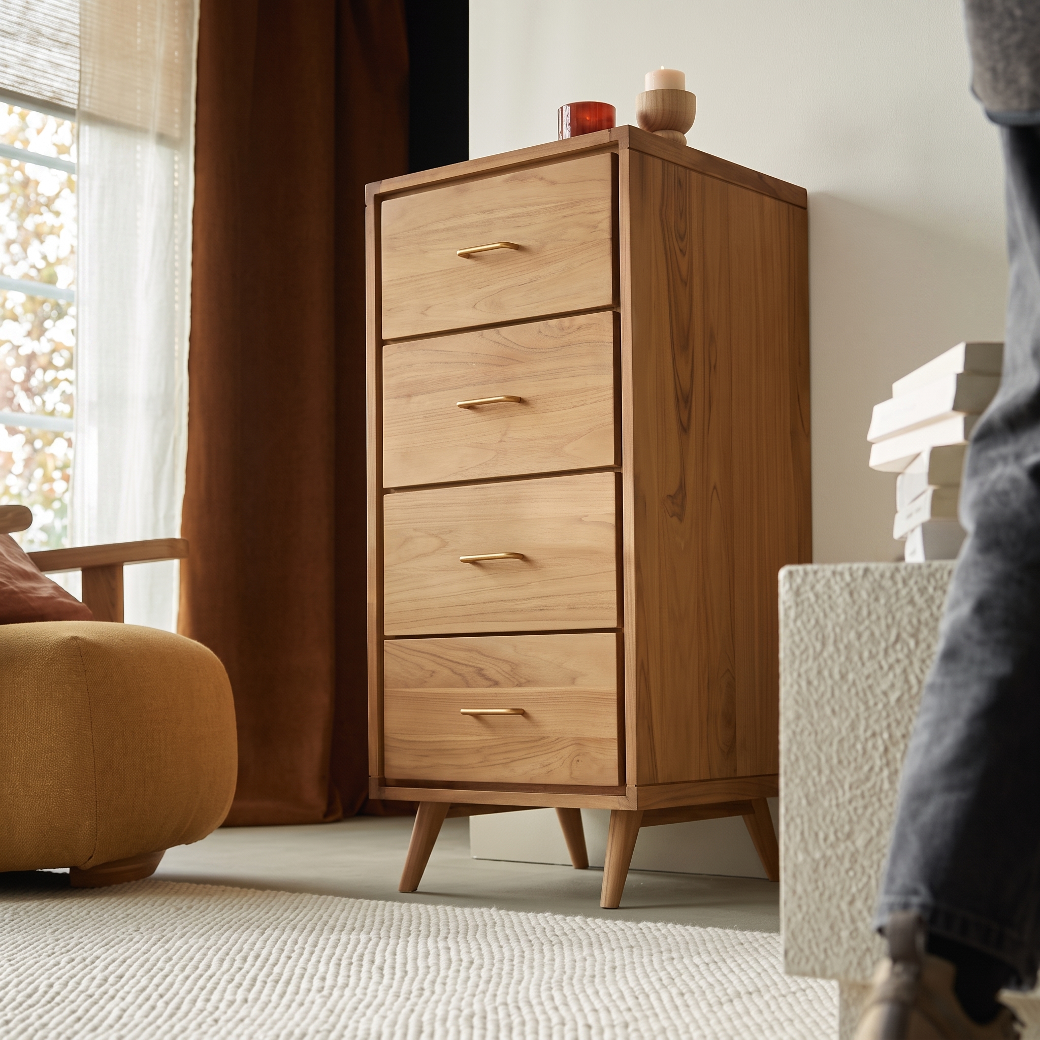 Modern Space Saving Wadrobe (4 Drawers) view 2