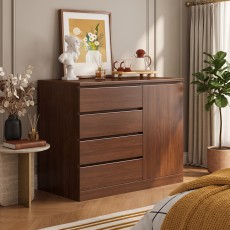 Chest of Drawers with Storage Cabinet