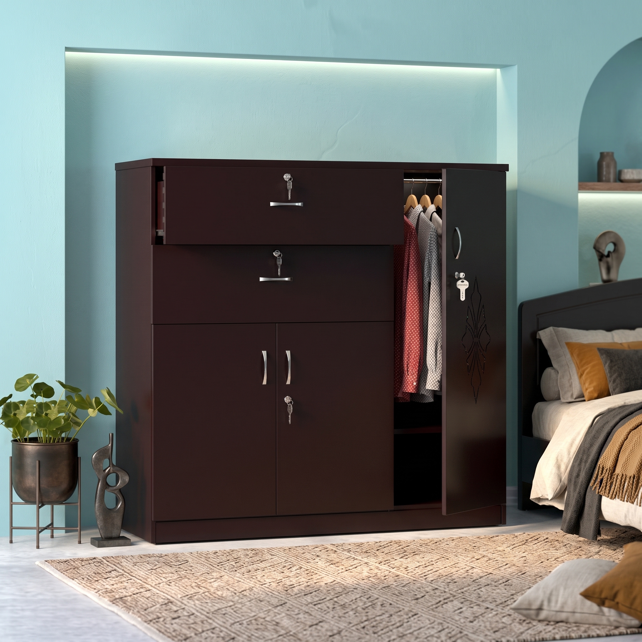 Modern Multiple storage Dresser view 2