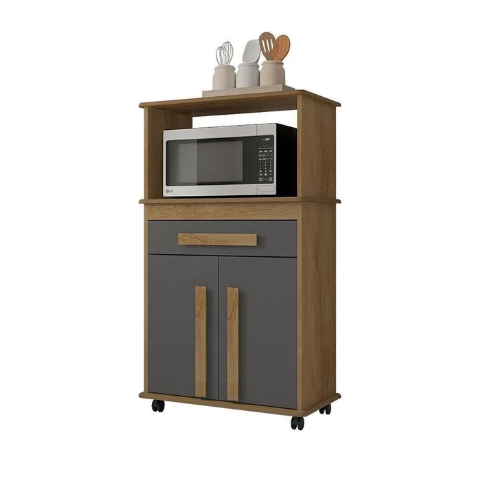 Kitchen Storage Unit/Microwave Cart Trolley view 2